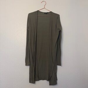 Ambiance Olive Knit Cardigan